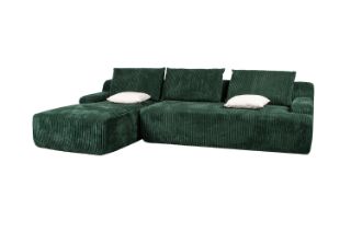 Picture of BRUNO Corduroy Sectional Compressed Sofa - Chaise Facing Left