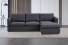 Picture of BENDON Fabric Sectional Chaise Facing Right Sofa (Dark Grey) - Water Resistant 