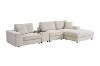 Picture of Miranda Fabric Modular Sofa with Ottoman & Console - Water Resistant 