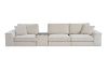 Picture of Miranda Fabric Modular Sofa with Ottoman & Console - Water Resistant 