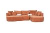 Picture of BRODY Fabric Sectional Compressed Sofa - Chaise Facing Left