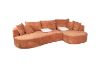Picture of BRODY Fabric Sectional Compressed Sofa - Chaise Facing Left