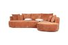 Picture of BRODY Fabric Sectional Compressed Sofa - Chaise Facing Left