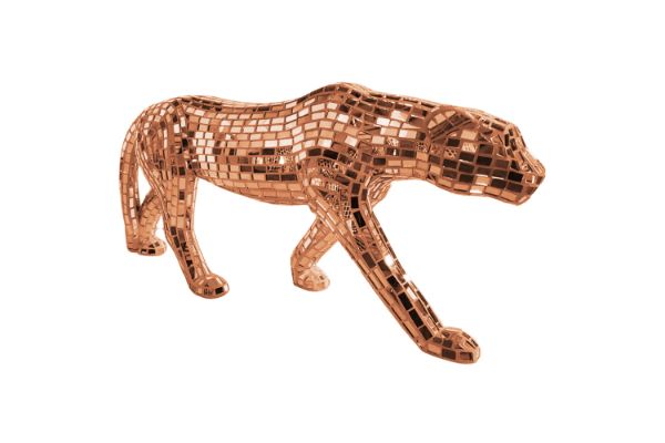Picture of GEKO Large Golden Leopard Ornament Home Decoration (95cmx39cm)