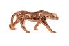 Picture of GEKO Large Golden Leopard Ornament Home Decoration (95cmx39cm)