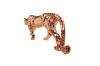 Picture of GEKO Large Golden Leopard Ornament Home Decoration (95cmx39cm)