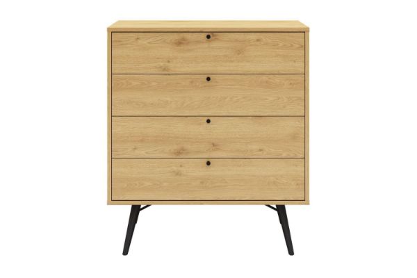 Picture of [FLOOR MODEL CLEARANCE]  BALTIC 4-Drawer Wooden Chest/Tallboy (Oak Colour)