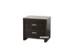 Picture of [FLOOR MODEL CLEARANCE]  MEGAN 2 Drawer Bedside Table (Black)