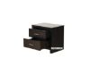 Picture of [FLOOR MODEL CLEARANCE]  MEGAN 2 Drawer Bedside Table (Black)