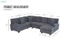 Picture of LORINA Fabric U-shaped Sectional Sofa