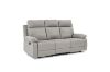 Picture of SORIANO Air Leather Manual Reclining Sofa Range (Pebble Grey) - 1 Seat Recliner Chair (1R)