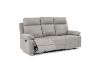 Picture of SORIANO Air Leather Manual Reclining Sofa Range (Pebble Grey) - 1 Seat Recliner Chair (1R)