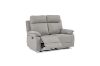 Picture of SORIANO Air Leather Manual Reclining Sofa Range (Pebble Grey) - 1 Seat Recliner Chair (1R)