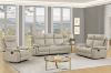 Picture of SORIANO Air Leather Reclining Sofa Range (Greige) - 3RR + 2RR Sofa Set