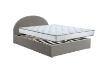 Picture of HOFFMAN Fabric Bed Frame with Gas Lift Storage + MIRAGE Mattress Combo Deal - Super King