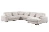 Picture of PAULINA Corduroy Fabric Modular Chaise Facing Right Sofa Set
