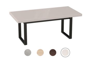 Picture of SYNERGYPLUS Dining Table with Square Metal Legs (Champagne) - 160x90