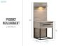 Picture of WESTDEN LED Lighting Bedside Table Combo