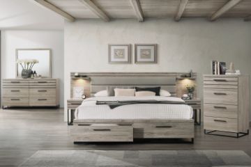 Picture of WESTDEN Bedroom Combo Set with Side Pier in Super King Size - 6PC Combo
