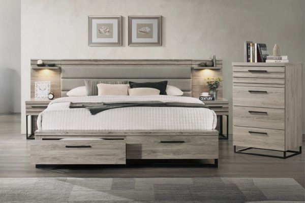 Picture of WESTDEN Bedroom Combo Set with Side Pier in Super King Size - 4PC Combo