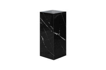 Picture of DELRAY Sintered Stone Pedestal Stand/Display Plinth(Gloss Black) - H80