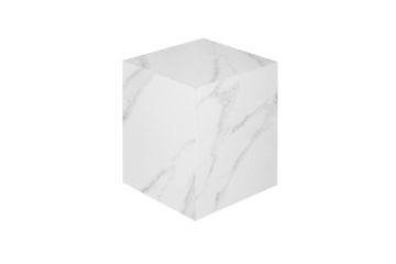 Picture of DELRAY Sintered Stone Pedestal Stand/Display Plinth(Matte White) - H40