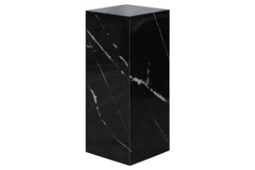 Picture of DELRAY Sintered Stone Pedestal Stand/Display Plinth(Gloss Black) - H80