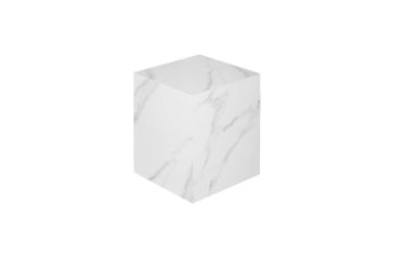 Picture of DELRAY Sintered Stone Pedestal Stand/Display Plinth(Matte White) - H40