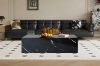 Picture of DELRAY 122cm Sintered Stone Coffee Table (Gloss Black)