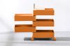 Picture of GAVIN Rotating 5 Tier Utility Drawer Wheel Trolley (Orange)