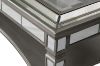 Picture of PALLIE Tempered Glass Top Segmented Mirror Console Table