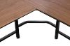 Picture of VITALI 150 L-Shaped Computer Desk (Light Walnut)