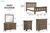 Picture of WESTMINSTER 4PC/5PC/6PC Solid Oak Bedroom Combo in Queen/ King / Super King Size (Walnut)