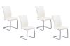 Picture of EDAN High Back Dining Chair (Pearl White) - 4 Chairs in 1 Carton