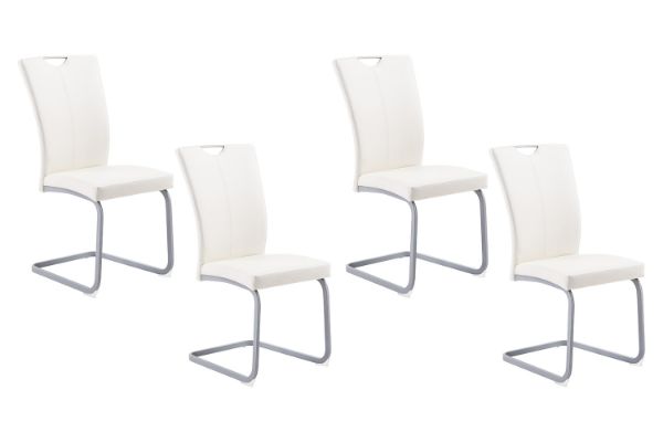 Picture of EDAN High Back Dining Chair (Pearl White) - 4 Chairs in 1 Carton