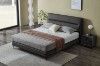 Picture of CUBA Genuine Leather Bed Frame in King Size (Dark Grey)