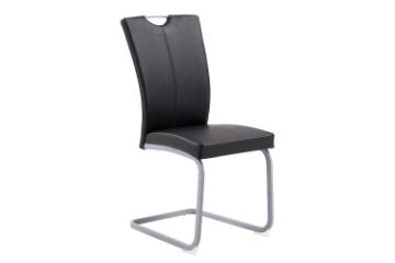 Picture of EDAN High Back Dining Chair with Powder Coating Base (Elegant Black) - Each