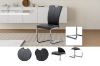 Picture of EDAN High Back Dining Chair with Chromed Base (Elegant Black) - Each