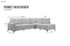 Picture of [FLOOR MODEL CLEARANCE] EDMOND Fabric Sectional Sofa