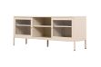 Picture of STARK Steel Frame 1.5M Sliding Door Transparent Glass TV Unit (Cream)