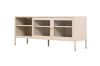 Picture of STARK Steel Frame 1.5M Sliding Door Transparent Glass TV Unit (Cream)