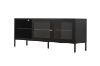 Picture of STARK Steel Frame 1.5M Sliding Door Transparent Glass TV Unit (Black)