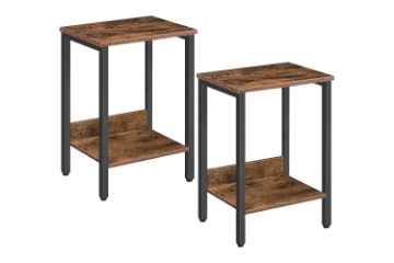 Picture of LITON Side Table with Storage Shelf - Set of 2 