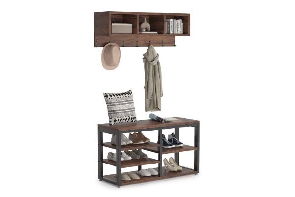 Picture of [FLOOR MODEL CLEARANCE] KANA 80 Coat Hanger + Shoe Rack