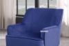 Picture of [FLOOR MODEL CLEARANCE]  MILLER Velvet Lounge Chair (Navy Blue)
