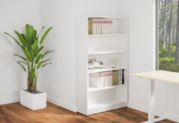 Picture of [FLOOR MODEL CLEARANCE]  ZARA 840 152cmx84cm - 5 Layers Bookshelf (White)