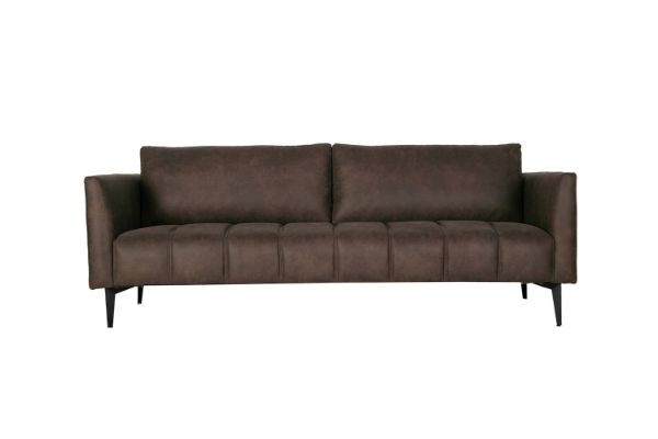 Picture of BARTLET Air Leather Sofa Range (Chocolate) - 3 Seater