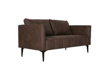 Picture of BARTLET Air Leather Sofa Range (Chocolate) - 3+2 Sofa Set
