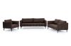 Picture of BARTLET Air Leather Sofa Range (Chocolate) - 3+2+1 Sofa Set