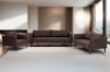 Picture of BARTLET 3/2/1 Seater Air Leather Sofa Range (Chocolate)